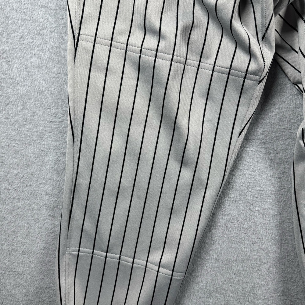 Mizuno Gray Pinstriped Men’s Full‎ Length Baseball Pants 34-36L - Picture 3 of 12
